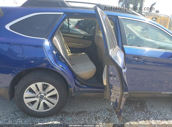 4S4BSAFC5H3210268 2017 SUBARU OUTBACK Blue VIN კოდის სტიკერის ხედი
