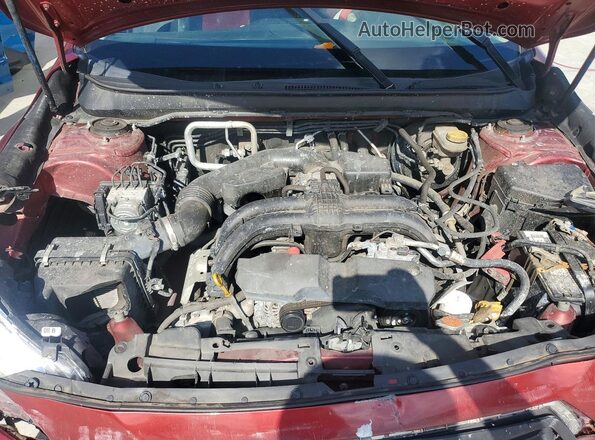 4S4BSAFC5H3362146 2017 SUBARU OUTBACK Красный Вид подкапотного пространства