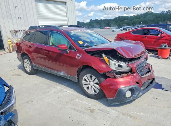 4S4BSAFC5H3362146 2017 SUBARU OUTBACK Красный Передняя правая четверть