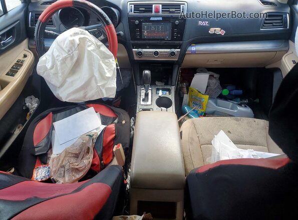 4S4BSAFC5H3362146 2017 SUBARU OUTBACK Красный Вид панели приборов