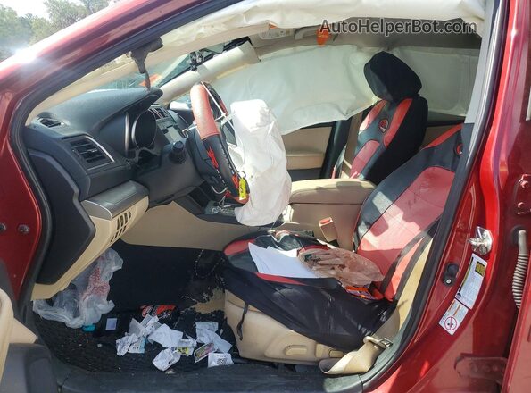 4S4BSAFC5H3362146 2017 SUBARU OUTBACK Красный Вид салона спереди