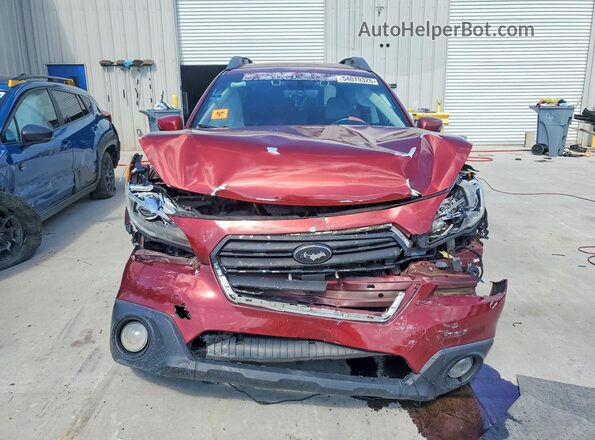 4S4BSAFC5H3362146 2017 SUBARU OUTBACK Красный Вид спереди