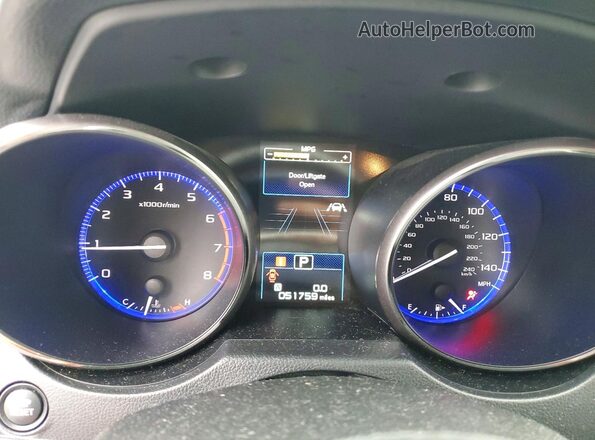 4S4BSAFC5K3323922 2019 SUBARU OUTBACK Gray Вид щитка приладів