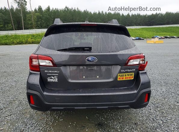 4S4BSAFC5K3323922 2019 SUBARU OUTBACK Gray Вид ззаду