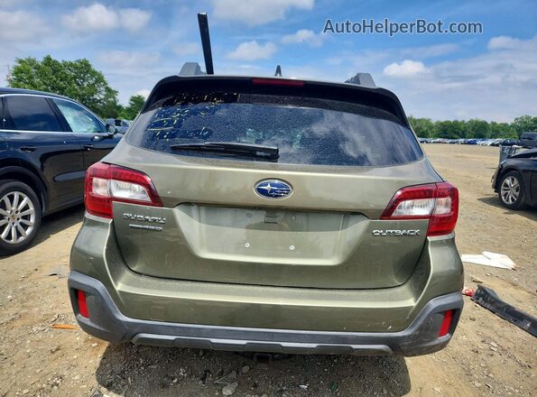 4S4BSAFC5K3383098 2019 SUBARU OUTBACK Green Rear view