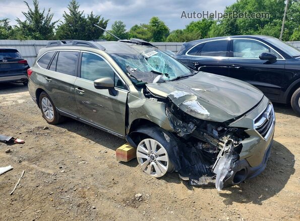 4S4BSAFC5K3383098 2019 SUBARU OUTBACK Green Front right