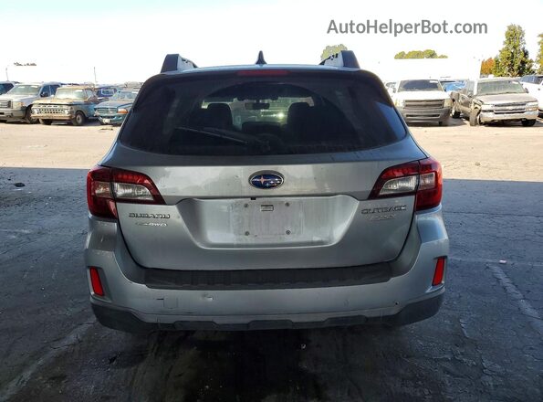 4S4BSAFC6H3406316 2017 SUBARU OUTBACK Серебряный Вид сзади