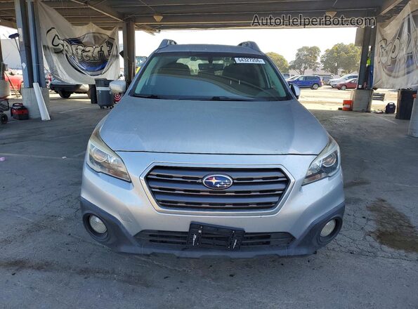 4S4BSAFC6H3406316 2017 SUBARU OUTBACK Серебряный Вид спереди