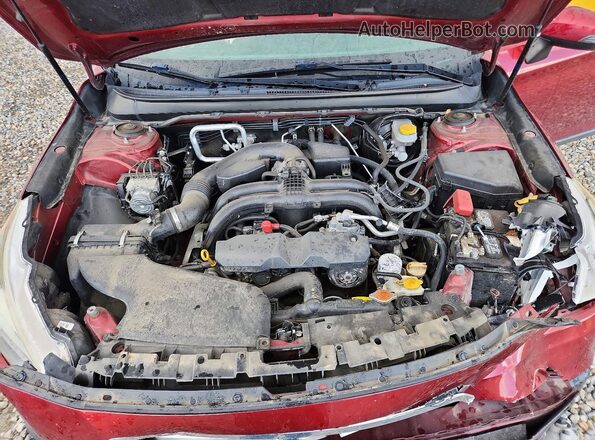 4S4BSAFC6H3428784 2017 SUBARU OUTBACK Maroon Engine compartment view