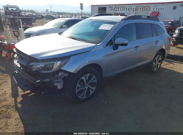 4S4BSAFC6J3382329 2018 SUBARU OUTBACK Silver Առջևի ձախ երեք քառորդ տեսարան