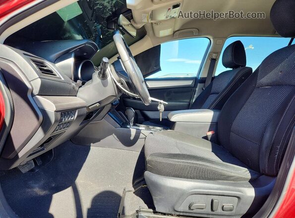 4S4BSAFC7H3383130 2017 SUBARU OUTBACK Красный Вид салона спереди