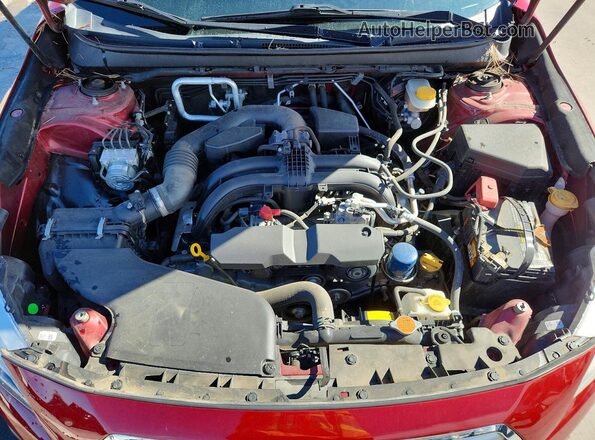 4S4BSAFC7H3383130 2017 SUBARU OUTBACK Красный Вид подкапотного пространства