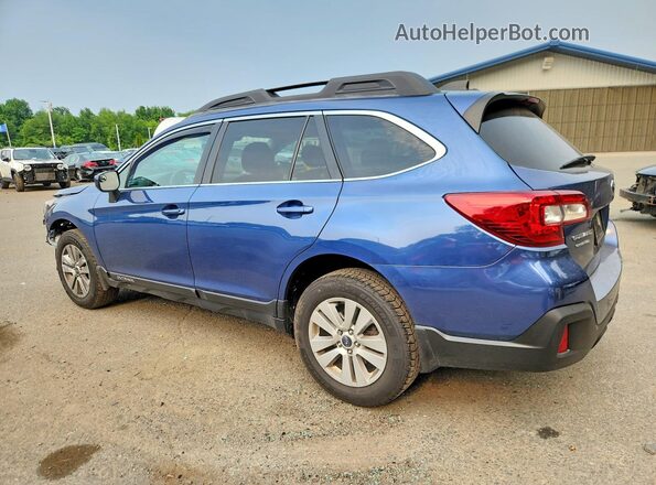 4S4BSAFC7K3216077 2019 SUBARU OUTBACK Синий Задняя левая четверть