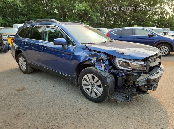 4S4BSAFC7K3216077 2019 SUBARU OUTBACK Синий Передняя правая четверть