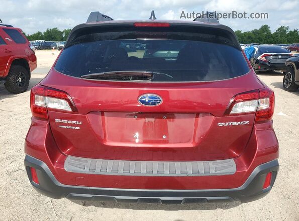 4S4BSAFC7K3289787 2019 SUBARU OUTBACK Red Vista trasera