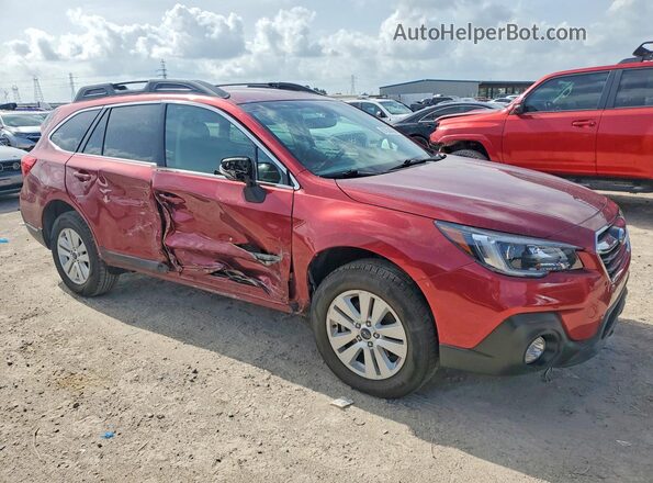 4S4BSAFC7K3289787 2019 SUBARU OUTBACK Red Delantero derecho