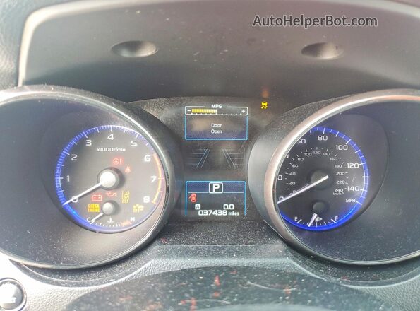4S4BSAFC7K3289787 2019 SUBARU OUTBACK Red Vista del cuadro de instrumentos
