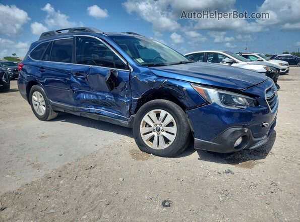 4S4BSAFC7K3396662 2019 SUBARU OUTBACK Blue Delantero derecho