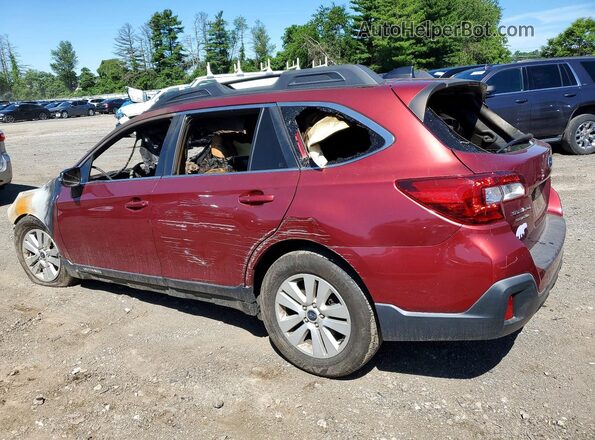 4S4BSAFC8K3308458 2019 SUBARU OUTBACK Red Tył lewy