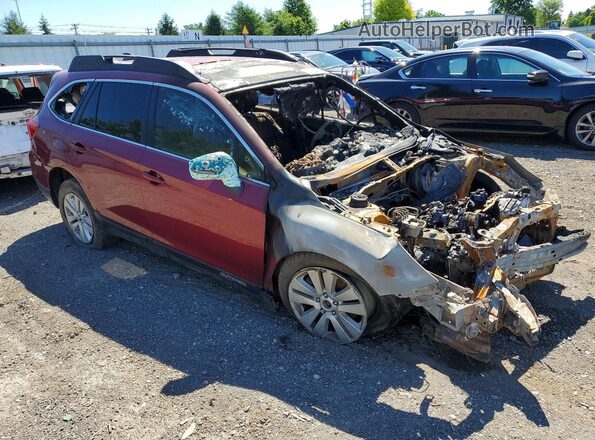 4S4BSAFC8K3308458 2019 SUBARU OUTBACK Red Przód prawy