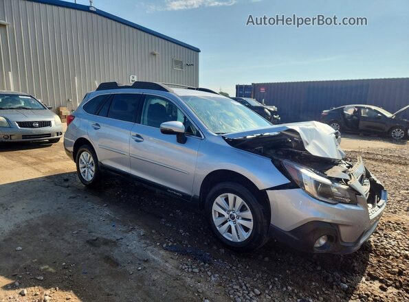 4S4BSAFC8K3376193 2019 SUBARU OUTBACK Silver Delantero derecho