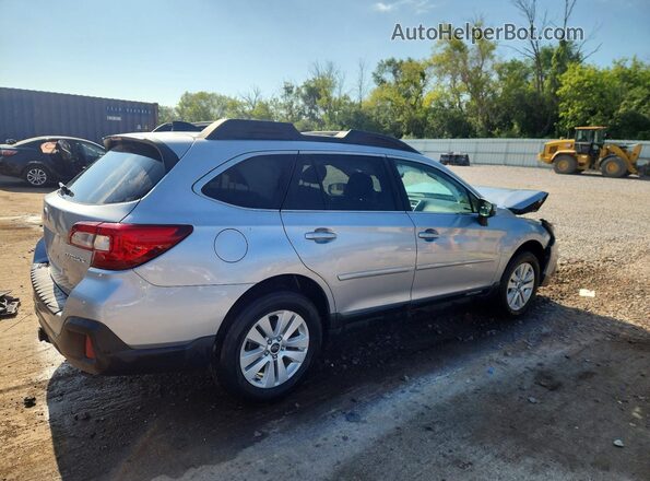4S4BSAFC8K3376193 2019 SUBARU OUTBACK Silver Trasero derecho