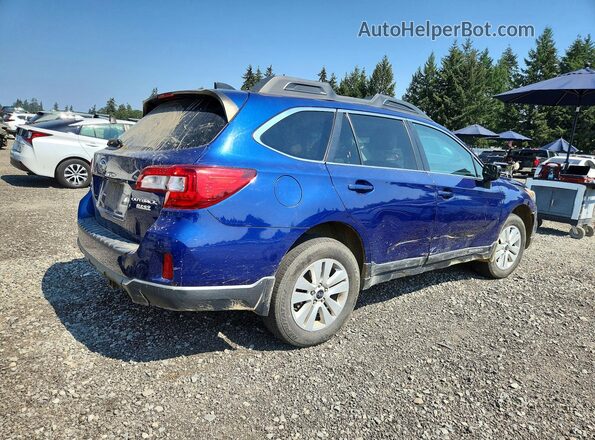 4S4BSAFC9G3290706 2016 SUBARU OUTBACK Blue Rear right