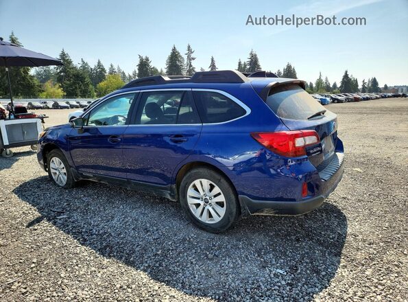 4S4BSAFC9G3290706 2016 SUBARU OUTBACK Blue Rear left