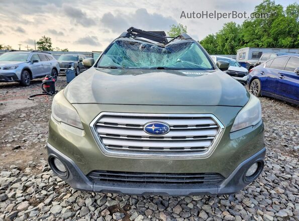 4S4BSAFC9H3382285 2017 SUBARU OUTBACK Green Front view