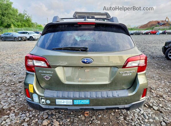 4S4BSAFC9H3382285 2017 SUBARU OUTBACK Green Rear view