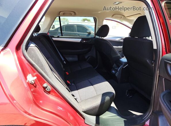 4S4BSAFC9J3284640 2018 SUBARU OUTBACK Burgundy Rear interior view