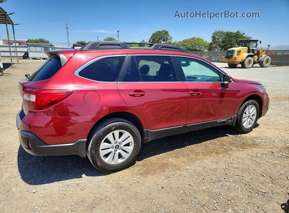 4S4BSAFC9J3284640 2018 SUBARU OUTBACK Burgundy Rear right