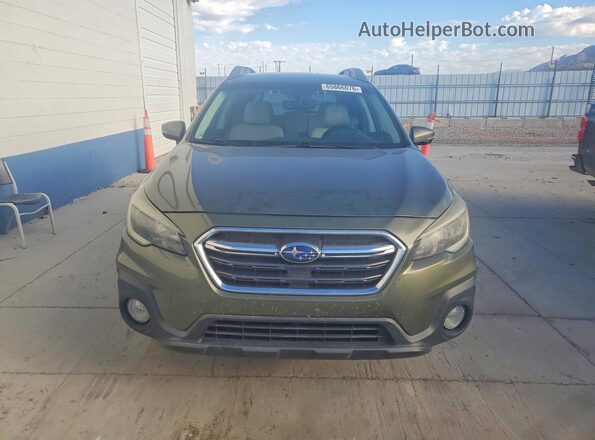 4S4BSAFC9J3355352 2018 SUBARU OUTBACK Green Widok z przodu
