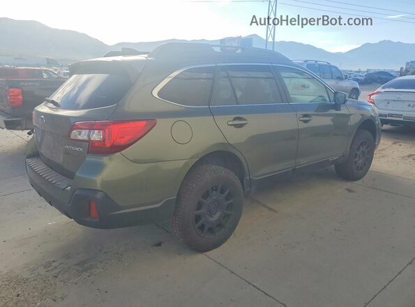 4S4BSAFC9J3355352 2018 SUBARU OUTBACK Green Tył prawy