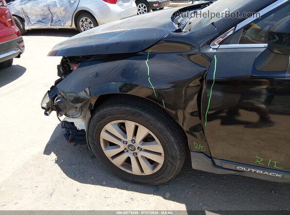 4S4BSAFC9K3282534 2019 SUBARU OUTBACK Black Front view