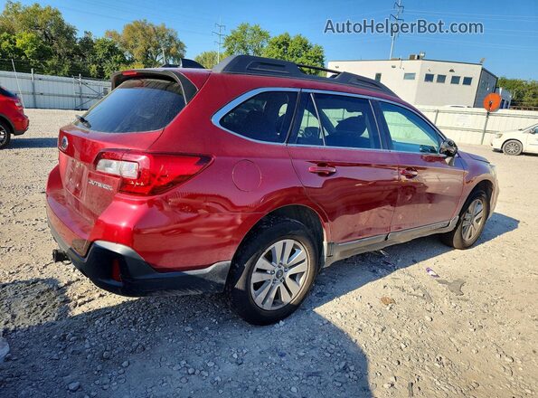 4S4BSAFC9K3313927 2019 SUBARU OUTBACK Red Հետևի աջ