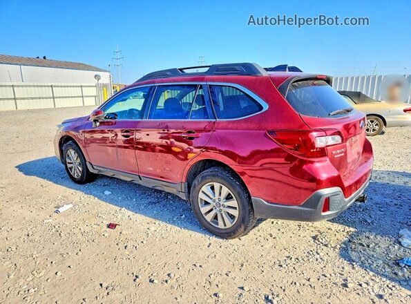 4S4BSAFC9K3313927 2019 SUBARU OUTBACK Red Հետևի ձախ