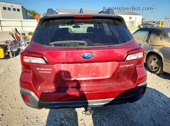 4S4BSAFC9K3313927 2019 SUBARU OUTBACK Red Հետևի տեսք
