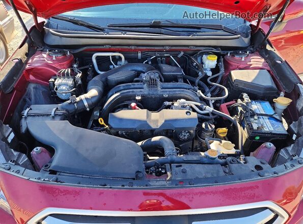4S4BSAFC9K3313927 2019 SUBARU OUTBACK Red Շարժիչի բաժամունքի տեսք