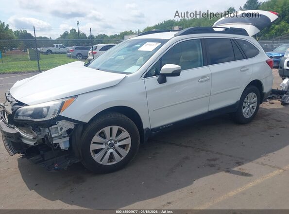 4S4BSAFCXH3429372 2017 SUBARU OUTBACK White Vista tres cuartos delantera izquierda