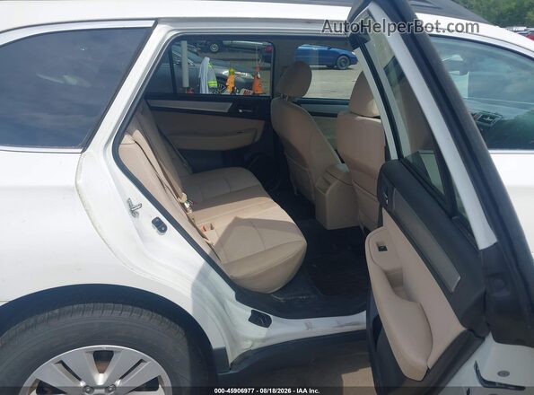 4S4BSAFCXH3429372 2017 SUBARU OUTBACK White Vista de la etiqueta del VIN