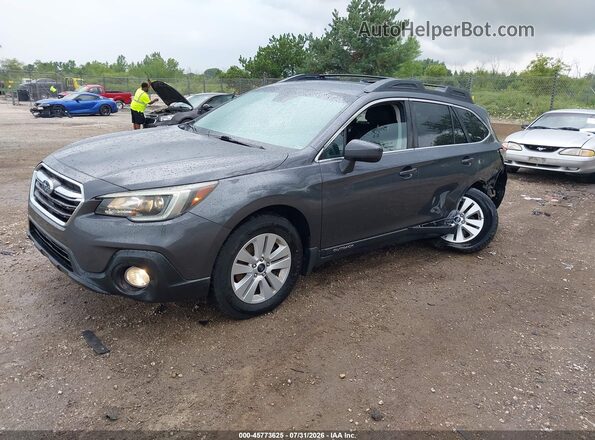 4S4BSAFCXK3343275 2019 SUBARU OUTBACK Синий Передняя левая четверть