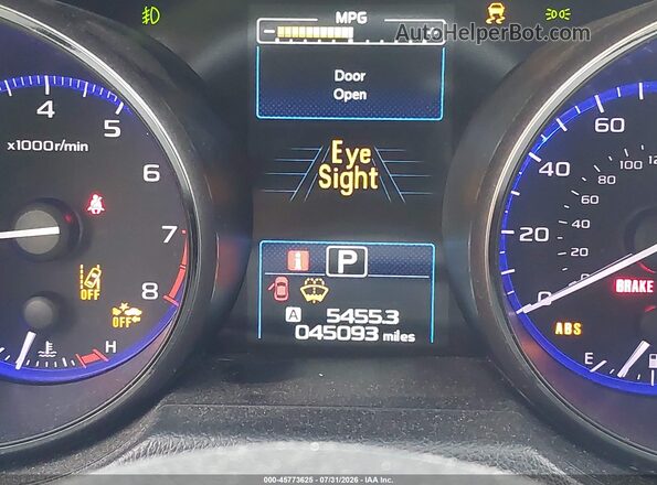 4S4BSAFCXK3343275 2019 SUBARU OUTBACK Синий Вид задних сидений