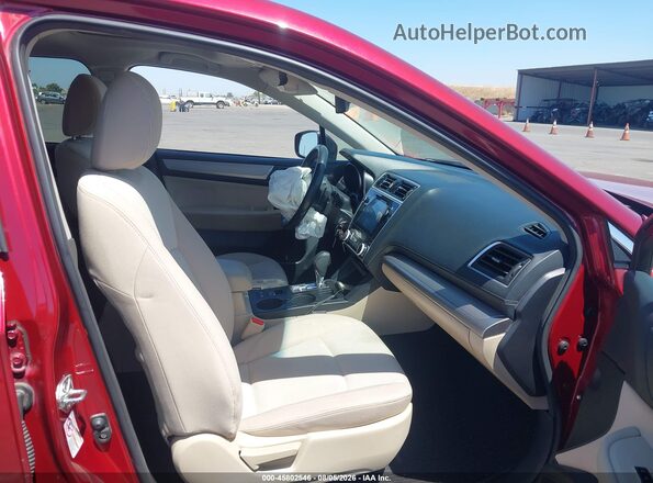 4S4BSAHC0J3234366 2018 SUBARU OUTBACK Red Vista interior delantera