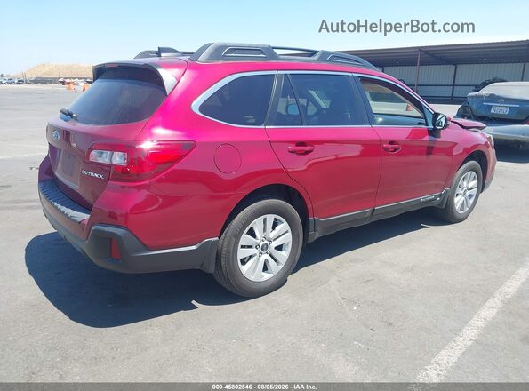 4S4BSAHC0J3234366 2018 SUBARU OUTBACK Red Trasero derecho