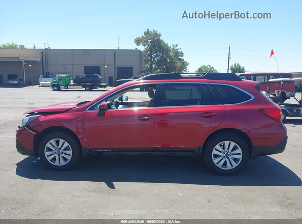 4S4BSAHC0J3234366 2018 SUBARU OUTBACK Red Vista interior de 360 grados