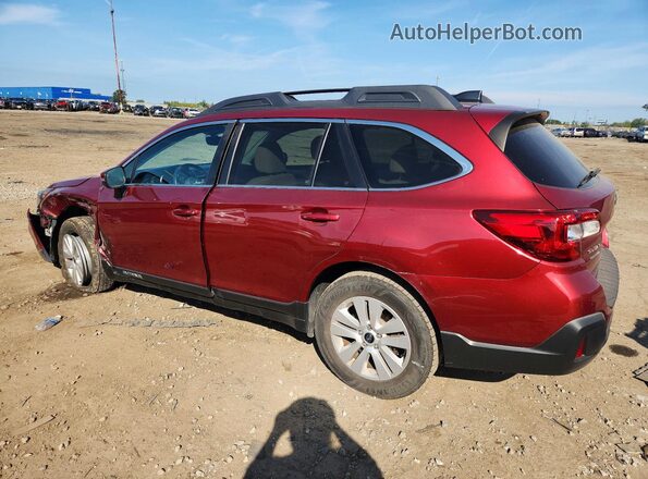4S4BSAHC0K3244817 2019 SUBARU OUTBACK Red Rear left