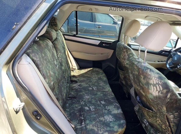 4S4BSAHC0K3267675 2019 SUBARU OUTBACK Зеленый Вид задней части салона