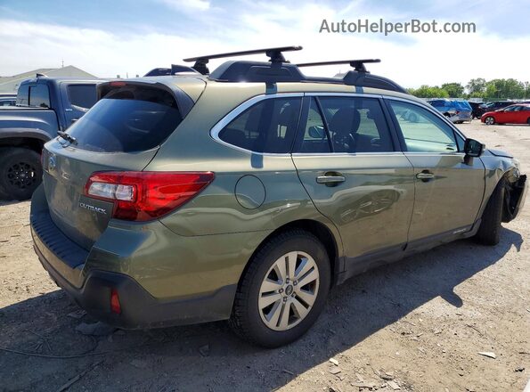4S4BSAHC0K3267675 2019 SUBARU OUTBACK Зеленый Задняя правая четверть
