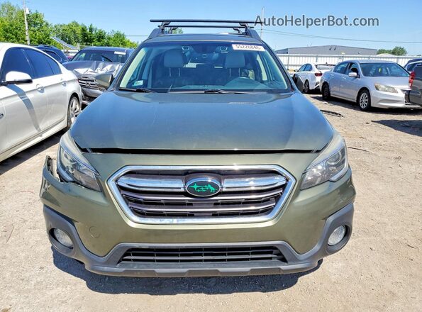 4S4BSAHC0K3267675 2019 SUBARU OUTBACK Зеленый Вид спереди
